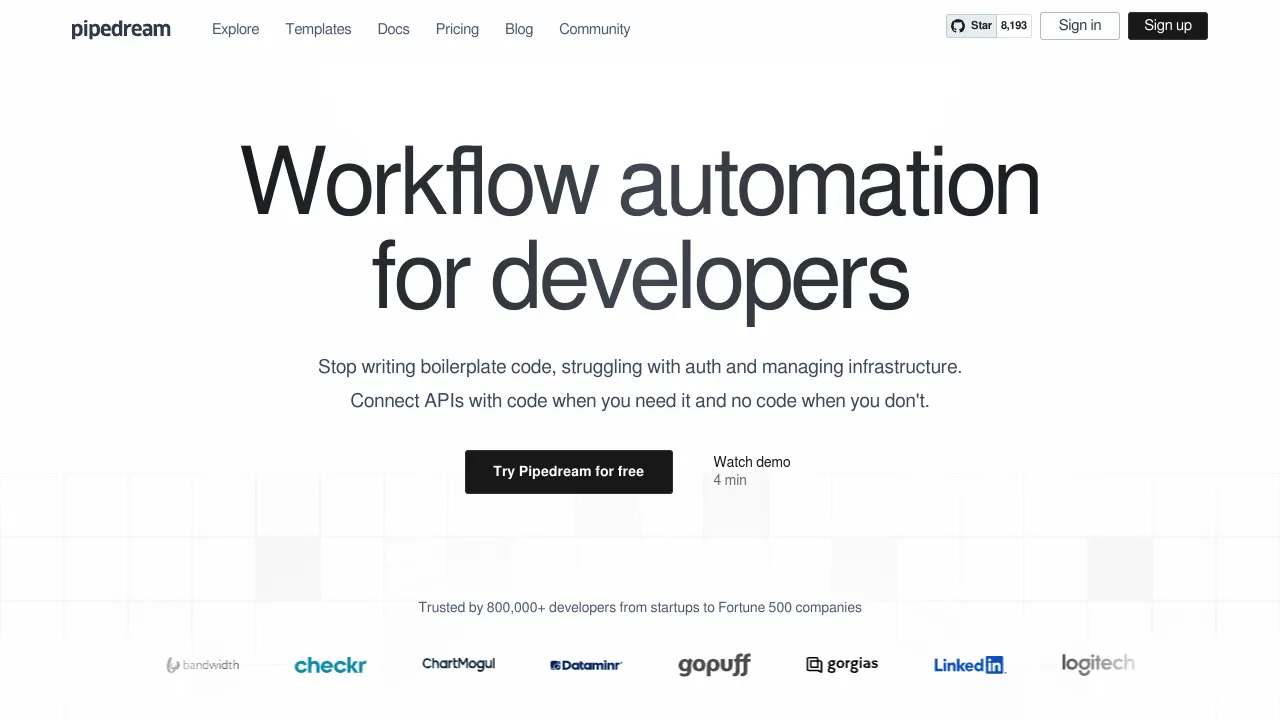 Pipedream: Open-Source Automation for Developers